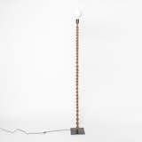 Macrame Wrapped Floor Lamp

Floor light with knotted rope covered stem and black steel square base