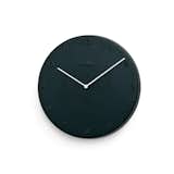 The Ora Ceramic Wall Clock from Kähler blends charming rustic elements with an undeniably modern palette. The round wall clock is crafted in ceramic and features convex numbers that at times blend into the face of the clock, and at other times create subtle shadows when light falls on the clock. Finished in a matte black, the Ora Wall Clock is unobtrusive and adaptable to a variety of interior spaces, while the stark white plexiglass hands give a modern flourish to the piece.