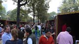 At Parque Lincoln, designers outfitted shipping containers in a popup exhibition.