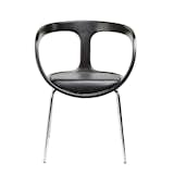 Gärsnäs Hug Armchair in black by Anna Von Schewen.  Photo 7 of 17 in All Black Everything by Sang Koh from Black is the New Black: 8 Great Black Designs