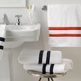 What’s your favorite kind of towel? 

Matouk. I also am a fan of the style of Scandinavian kitchen towel with simple blue or red stripes. I often use them as napkins at our country house in Wainscott, New York. They fit right in with the countryside aesthetic of Long Island’s East End.

Bath towels from Matouk, $33.