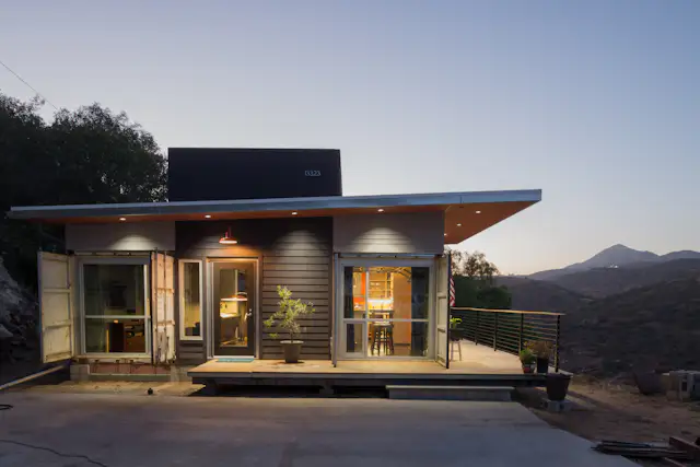 Photo 6 of 6 in A Rustic Shipping Container Home Built on a Budget by ...