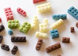 Toy blocks made from chocolate by Akihiro Mizuuchi.