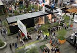 A bird’s-eye view of Dwell Outdoor reveals the Monogram Modern Home and the Loll Beer Garden.  Search “greenery-are.html” from Monogram Modern Home and the Best from Our 2015 DODLA Outdoor Area