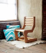 The Cardboard Cantilever Chair performs a bit of structural sleight-of-hand, creating a daring form out of a weak material.  Photo 1 of 3 in You Can Make a DIY Cardboard Chair This Weekend