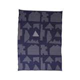 Designed by Alyson Fox in collaboration with Hawkins New York, the Houses Throw is defined by its geometric pattern—abstract houses—and blue and grey colorscape. The reversible throw blanket is crafted in 100 percent baby alpaca, giving the blanket an exceptionally soft feel.  Search “ombre throw” from Get Ready for Fall with 8 of Our Favorite Designs