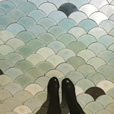 @concretecollaborative shared a shot of their colorful concrete tiles.