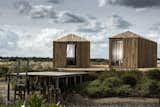 Cabanas no Rio Huts in Grândola, Portugal, by Aires Mateus as featured in Cabins (Taschen, 2014).