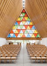 Pritzker Prize winner Shigeru Ban used his cardboard tube system for a temporary cathedral in Christchurch, New Zealand, that opened in 2013.  Photo 10 of 21 in You Won't Believe That These Incredible Modern Buildings are Chapels and Synagogues