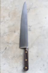 "I also love the antique K Sabatier chef's knives," she says. "They were produced in the 1950s. They're carbon steel, rustic, incredibly beautiful, and fleeting; we're nearing the end of the stock. It's a knife I use at home with great pleasure, one I hope to have ten or twenty years from now." Swanson sources the vintage items on her site from travels around the world.