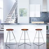 First released in 2010, the Coleman Counter Stool was awarded a Best Furniture Award from the 2015 Dwell on Design Awards. This stool has a black powder-coated base and locally sourced walnut wood seat.  Photo 2 of 2 in LI by Lindsey Isaf from This Just In at the Dwell Store: Greta de Parry’s Coleman Series