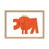 Red Bull Framed Print – Menagerie Collection, $265 at the Dwell Store

This framed print from illustrator and designer Mark McGinnis will make a great addition to an office. The print blends screen printing and hand-drawing to create a one-of-a-kind piece of wall art.  Search “Red-Brick-Print.html” from ART