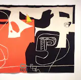Le Corbusier's 1960 tapestry Lés des sont Jetés at @collectivedf.