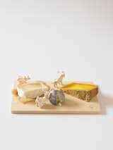 Cheeseboard Animals from Thing Industries, $140 at thingindustries.com

With this cutting board set, featuring a ceramic goat, sheep, and cow by Helen Levi, identifying cheese types has never been easier—or more adorable.