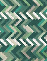 41zero42's new line U-color comes in 64 kaleidoscopic hues ranging from bold greens and saturated reds to cool blues and everything in between, neutrals included.  Photo 1 of 5 in Geometric Tile That Comes in 64 Hues Will Satisfy Your Decorating Dreams by Diana Budds