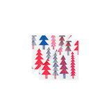 Serve with festive color. These bold paper napkins bring an eye-catching Christmas tree detail to your holiday table setting.  Search “Paper-Dispenser-Pot-.html” from We Wish You a Marimekko Christmas