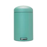 Retro Bin 20-liter in Mineral Mint by Brabantia, $137

An unusual pastel shade, a matching removable liner, and a carrying handle distinguish this petite pedal bin from its competitors. johnlewis.com  Photo 2 of 5 in Editors’ Essentials: 5 Tidy Trash Cans by Kelsey Keith