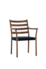 Hancock Chair by Thos. Moser, $1,750

Inspired by Shaker furnishings, the rungs of this frame reference traditional ladderback chairs, updated with a woven seat and a slightly curved back. Made in Auburn, Maine.