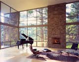 The home's near-continuous glass walls make for a truly immersive experience.  Search “wildlife surrounds epic home hills” from Stunning Modern Homes from Alexander Gorlin