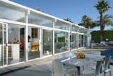 The 1956 all-white La Casa di Ucello Bianca, designed by an unkown architect, was carefully restored by its current owners.