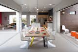 Retractable doors from Western Window Systems expose the open-plan living areas to the elements. 71% of the surveyed group expressed desire to have a customizable house that could change to suit their news over time.