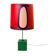 Painter Eric Shaw's Loop Lamp is one of the few pieces in the show to riff on the traditional shade.  Photo 8 of 10 in These Lamps Blur the Line Between Art and Object