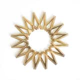 Brass trivet by Oji Masanori, $90 from muhshome.com  Search “Cork-Trivet-Set.html” from Trivets for Your Modern Table
