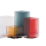 Ruutu Vases by Erwan and Ronan Bouroullec for Iittala 

Though simple in form, creating these diamond-shape vessels in an array of delicate, watercolor-like hues in glass requires exacting precision.