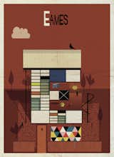 "E" is for "Eames," as in Charles and Ray and their Case Study House No. 8, better known as the Eames House.