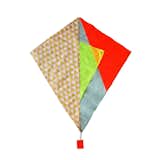 The Deneb Diamond Kite from Haptic Lab is the ideal companion to a lazy afternoon in the park. The boldly patterned kite features fabrics that are screen-printed by hand in Brooklyn, and later cut and assembled in Williamsport, PA. Due to the handmade nature of the kites, each Deneb is slightly different from the next, making it a one-of-a-kind piece. The kite includes Haptic Lab’s signature ten-foot-long patchwork kite tail, and also includes basic kite twine and flying instructions.