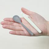 Improve your coffee routine with these porcelain demitasse spoons created by Studio Nathalie Lahdenmaki.