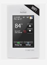 The Nuheat Signature floor-heating thermostst is wi-fi enabled.