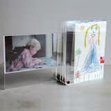 From French design brand L’ATELIER d’exercises, this Photo Display is a clever office accessory that can showcase family photos, treasured drawings, postcards, and more. Comprised of five transparent frames, the display allows one to present photos and artwork in a number of different ways. A thoughtful gift, the Photo Display makes it easy to showcase and swap out images.