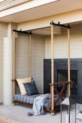 Hollis designed the custom outdoor bed, which is suspended by ropes. "We hope that visitors come away relaxed and refreshed and have the feeling they had the one-of-kind experience of the valley," she says.  Photo 10 of 10 in Outdoor by Dovid M Spector from A Serene Hotel in Carmel, California