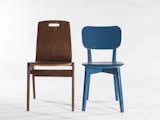 "In 1965, Israel, like the U.S., was looking to Europe and, in particular to Scandinavia for design inspirations to import products and to adapt designs for production locally," Snyder says. "In essence, craftsmen were both copying international directions in design and creating new designs that would also reflect the unique characteristics of Israel as a new nation." These chairs were designed by Hazorea Factory, which became known in the 1950s for adapting Danish designs.