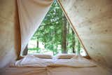 Bedroom and Bed The units don't even require foundations—simple ground screws from Krinner are enough to support them.  SFGirlbyBay’s Saves from The Prefab Glamping Experience You've Been Waiting For
