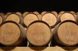 Each barrel is constructed of aged oak from France.