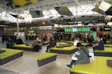 Arik Levy, the show's guest designer of honor and keynote speaker, created this lounge in the middle of the convention center. Comprised of spongy daybeds and sofas, it was a welcome oasis for weary attendees and exhibitors.