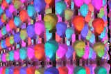 Alexander Lervik's conceptual installation, called Dimensions, was the crown jewel of the Light Bar—a pavilion at dead center of the show dedicated to lighting design. Each of the more than one thousand heads would become illuminated by a pulsating wave of colorful LEDs, stopping passersby in their tracks. It was hypnotic—and actually a nice visual respite from the incessant whir of the show floor.