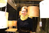 Oslo–based Cathrine Kullberg, whose blond-birch Norwegian Forest lamps have become a Scandinavian mainstay since she debuted them in 2007.