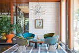 Living Room  Photo 3 of 8 in Interiors by Laurie Sprague Designs from Jonathan Adler and Simon Doonan Go Trippy Contemporary on Shelter Island
