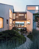 #beachhouse #exterior #modern #modernarchitecture #minimal #light #wood #cedar #landscape #landscapearchitecture #SachemsHead #Connecticut #GrayOrganschiArchitecture   Photo 10 of 10 in Exterior by Chase Daniel from Life at the Beach