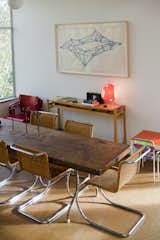 #dining #diningroom #modern #architecture #modernarchitecture #interior #indoor #table #vintage #salvaged #MiesvanderRohe #chairs 