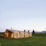 #modern #architecture #narrow #angled #home #bright #rural #escape #newzealand