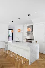 #renovated #kithen #montreal #marble  #open #seating
  Photo 7 of 10 in Kitchen by Anhara Abud Triana from Favorites