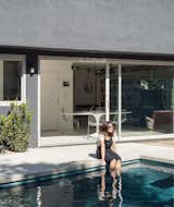 A coat of charcoal-gray paint helped the existing house feel more dynamic.  Photo 8 of 11 in Jenni Konner’s Hollywood Pad Is Ready for Its Close-Up