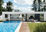 #modern #prefab #home #large #pool #guesthouse #Massachusetts