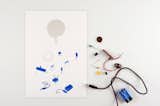 All the components of the paper speaker.  Photo 5 of 6 in This Designer Is Building Electronics with Paper