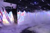 Titled HISS MISSY, the immersive experience, which combines digital video projections, a lighted runway, and fog machine, was chosen for its interactive element. And, in the age of social media, it's the perfect place to snap and share a selfie, the curators say.