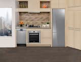 Bosch’s compact kitchen line, which includes an electric and gas cooktop, wall oven, and refrigerator, as well as an 18.